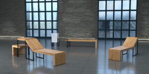 62305 chaise longue avec table VEST
