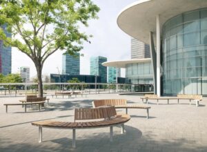 Banc bois sans dossier modulaire ORVAULT R2000-