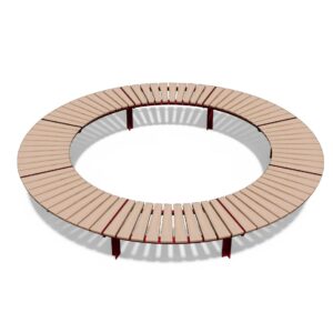 Banc circulaire en bois CLISSON R1000