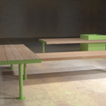 Holm Banquette jardinière 61807