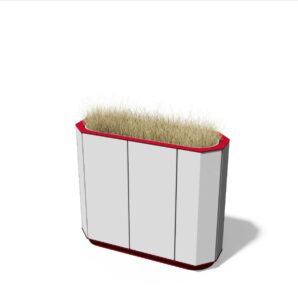 Grande jardinière 140L aluminium CUBLIZE