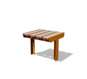 Tabouret en bois compact CHALLES