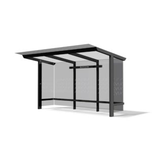 Abri vélos verre sécurit L4210mm POISSY