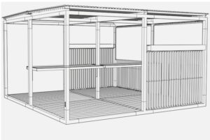 Atelier de travail Pergola ORANGE (3)
