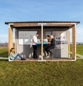 Atelier de travail Pergola ORANGE (4)