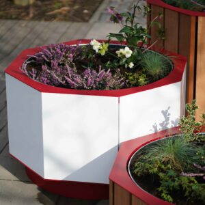 Bac à plantes Dibond colorés JULIÉNAS