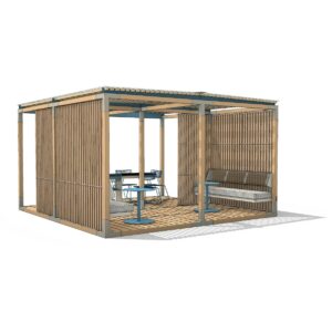 Brainstorming Pergola de travail MAZAN
