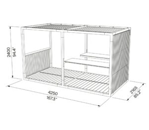 Bureau de plein air Pergola GRILLON (3)