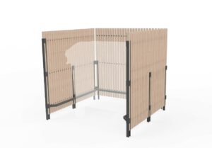 Cache conteneurs 1er segment L1600mm TROUANS..