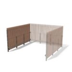Cache-conteneurs 1er segment L2750mm BRAUX