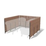 Cache-conteneurs 1er segment L2750mm BRAUX.