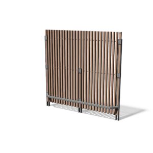 Cache-conteneurs bois L1600mm TROYES .