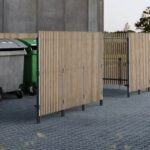 Cache-conteneurs bois solo L2750mm BARBUISE-