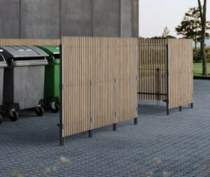 Cache-conteneurs bois solo L2750mm BARBUISE-