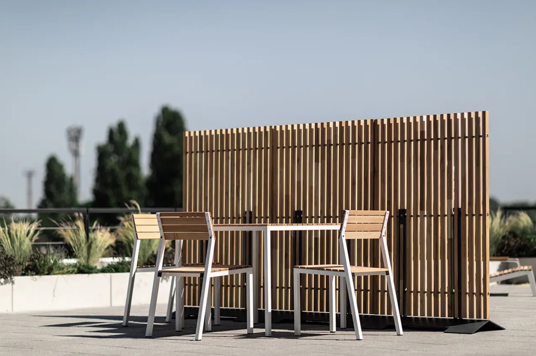 Claustra en bois outdoor DOSNON