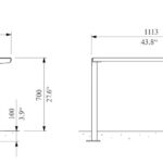 Collection U4 Table U4-622 L1,10m-
