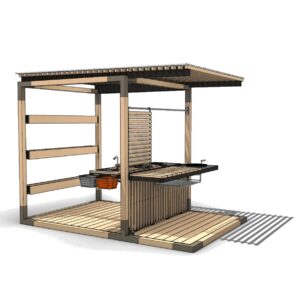 Cuisiner en extérieur Pergola CARPENTRAS