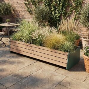 Jardinière bac double 2 x 35L PÉRIGUEUX