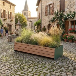 Jardinière bac double 2 x 35L PÉRIGUEUX