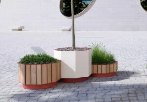Jardinière métal grand volume CORBAS