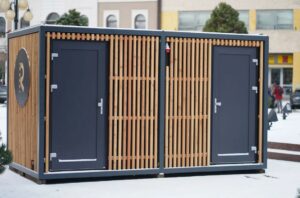 Kiosque bois et acier GIGONDAS (5)