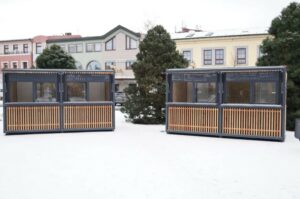 Kiosque bois et acier GIGONDAS (6)