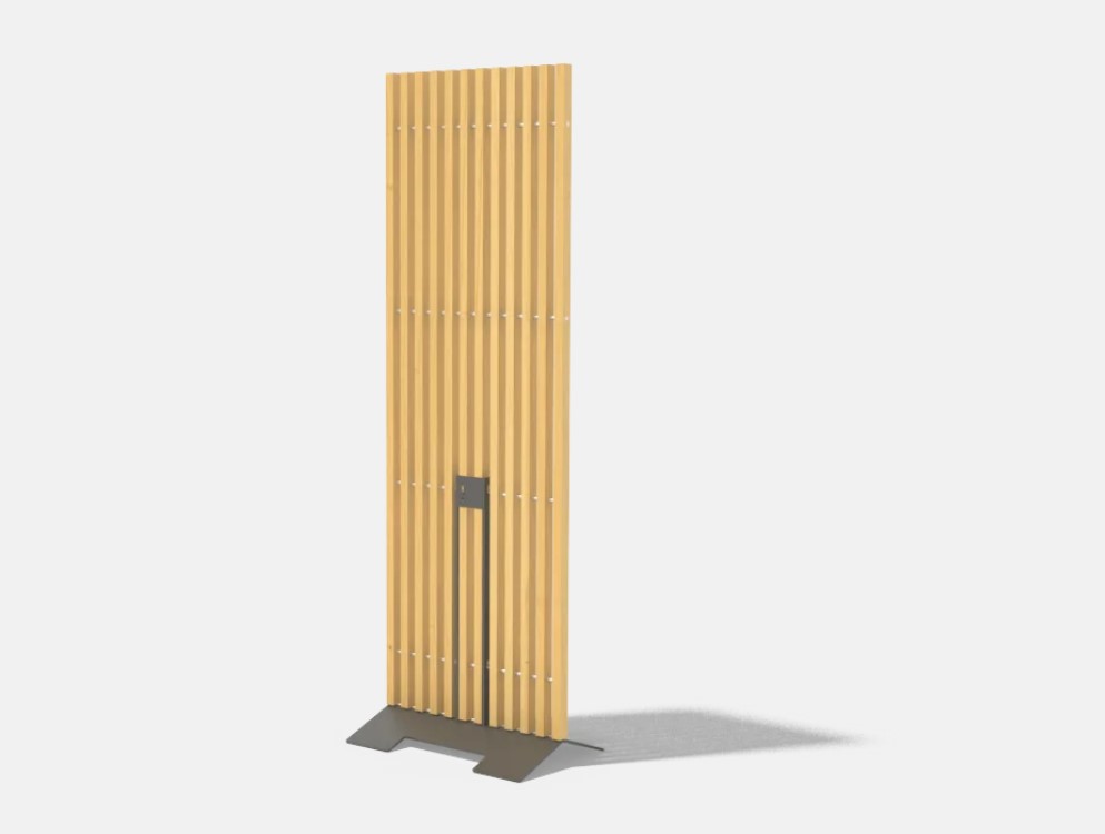 Paroi ajourée en bois extérieur FRESNAY