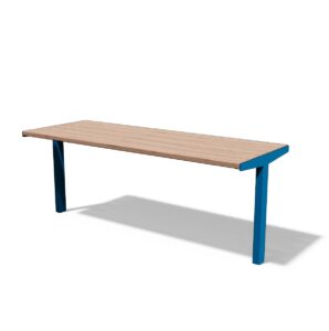 Table pratique bois et acier pour picnic L1800mm OLONNE