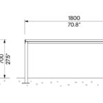 U4-632 table 1m80-