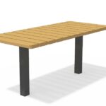 U4-6620 Table L1,60m lame verticale