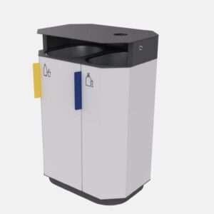 Corbeille tri métal A20-7221
