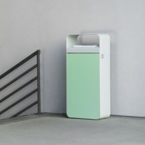 Corbeille de propreté avec couvercle 60L LANNECAUBE