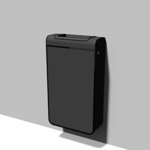 Corbeille de propreté simple murale LOUBIENG