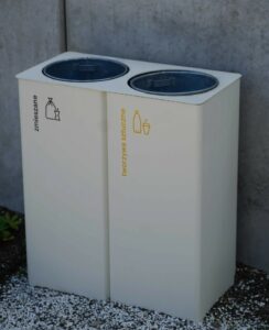 Corbeille de tri simple tout acier 2x38L VILLETELLE (6)