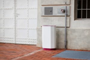 Corbeille simple acier 61 litres APREMONT..