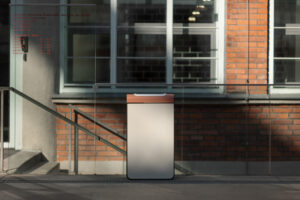 Corbeille tout acier simple 60L ETCHARRY-