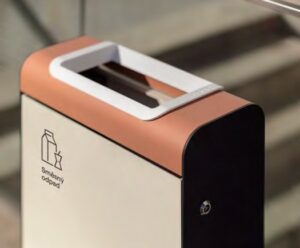 Corbeille tout acier simple 60L ETCHARRY.