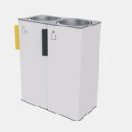 E20-2401 Corbeille tri métal x 2