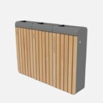 I20-3001 Corbeille bois 3x45L_