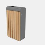 I20-5001 Corbeille bois 60L