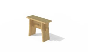 STK120 Tabouret bois
