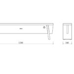 STK210 Banc bois plan
