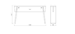 STK620 Console 1200mm plan