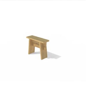 Tabouret thermo frêne outdoor CAMPANA