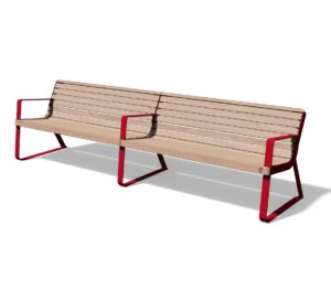 Banc double avec accoudoirs ROYAN