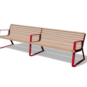 Banc double avec accoudoirs ROYAN