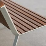 Banc simple alliage aluminium DAX -