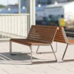 Banc simple alliage aluminium DAX-