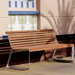 Banc simple alliage aluminium DAX