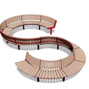 Banc S avec dossiers LE MANS